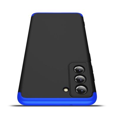 Защитный чехол GKK Double Dip Case для Samsung Galaxy S21 FE (G990) - Black / Blue