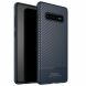 Захисний чохол IPAKY Carbon Fiber для Samsung Galaxy S10 Plus (G975) - Dark Blue