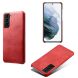 Защитный чехол KSQ Leather Cover для Samsung Galaxy S22 Plus - Red. Фото 2 из 4