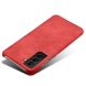 Защитный чехол KSQ Leather Cover для Samsung Galaxy S22 Plus - Red. Фото 3 из 4