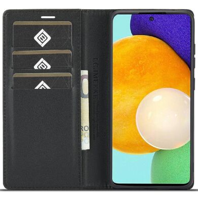 Защитный чехол LC.IMEEKE Carbon Fiber для Samsung Galaxy A52 (A525) / A52s (A528) - Vertical Stripe