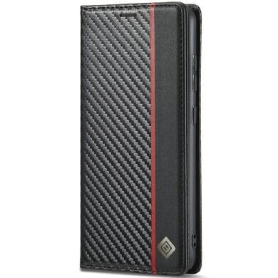 Защитный чехол LC.IMEEKE Carbon Fiber для Samsung Galaxy A52 (A525) / A52s (A528) - Vertical Stripe