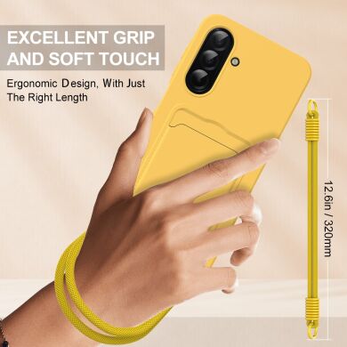Захисний чохол Reframe Silicone Holder для Samsung Galaxy A36 (A366) / A56 (A566) - Yellow