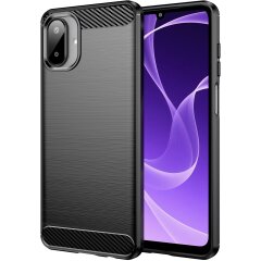 Защитный чехол UniCase Carbon для Samsung Galaxy A07 (A075) - Black