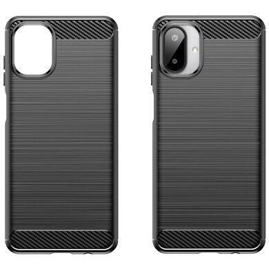 Защитный чехол UniCase Carbon для Samsung Galaxy A07 (A075) - Black