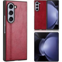 Защитный чехол UniCase Leather Series (FF) для Samsung Galaxy Fold 6 - Red