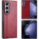 Защитный чехол UniCase Leather Series (FF) для Samsung Galaxy Fold 6 - Red. Фото 1 из 6