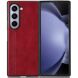 Защитный чехол UniCase Leather Series (FF) для Samsung Galaxy Fold 6 - Red. Фото 2 из 6