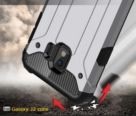 Защитный чехол UniCase Rugged Guard для Samsung Galaxy J2 Core (J260) - Grey