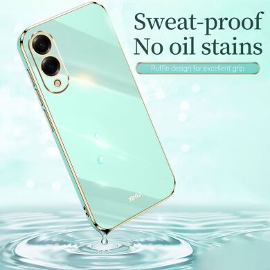 Защитный чехол XINLI Porcelain Design для Samsung Galaxy S25 Edge (S937) - Black