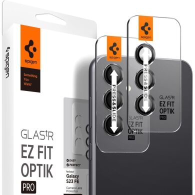 Комплект защитных стекол Spigen (SGP) Optik Pro Lens Protector для Samsung Galaxy S23 FE - Black