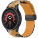 Ремінець Deexe Camo Silicone для Samsung Galaxy Watch 4 / 4 Classic / 5 / 5 Pro - Yellow