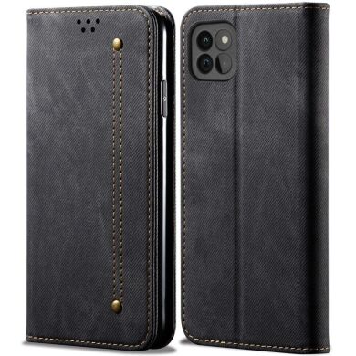 Чохол-книжка UniCase Jeans Wallet для Samsung Galaxy A22 5G (A226) - Black