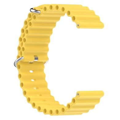 Ремешок Deexe Ocean Strap для часов с шириной крепления 20 мм - Yellow