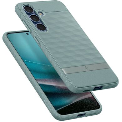 Защитный чехол Spigen (SGP) Caseology Parallax (MagFit) by Spigen для Samsung Galaxy S25 (S931) ACS09063 - Sage Green