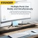 USB HUB ESSAGER Fengyang 4 in 1 Splitter (EHBA04-FY10-P) - Silver. Фото 4 из 4