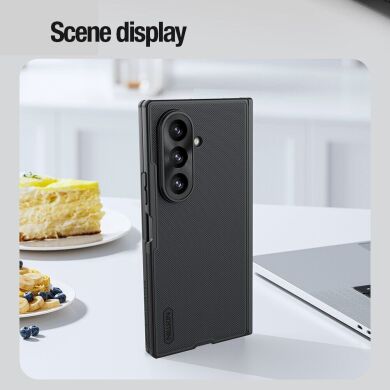 Пластиковый чехол NILLKIN Frosted Shield Magnetic (FF) для Samsung Galaxy Fold 8 Ultra - Black