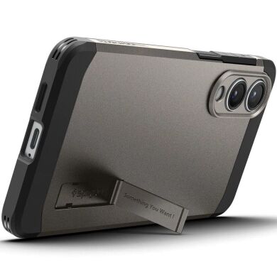 Защитный чехол Spigen (SGP) Tough Armor (MagFit) для Samsung Galaxy S25 Edge (S937) ACS09423 - Gunmetal