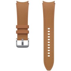 Оригинальный ремешок Hybrid Eco-Leather Band (M/L) для Samsung Galaxy Watch 4 / 4 Classic / 5 / 5 Pro / 6 / 6 Classic (ET-SHR96LDEGEU) - Camel