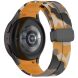 Ремешок Deexe Camo Silicone для Samsung Galaxy Watch 4 / 4 Classic / 5 / 5 Pro - Yellow. Фото 1 из 7