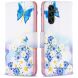 Чехол-книжка Deexe Color Wallet для Samsung Galaxy A15 (A155) - Butterfly and Flowers. Фото 1 из 7