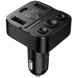 FM модулятор Hoco E87 Delta 35W (Type-C + 2USB) - Black. Фото 2 из 9