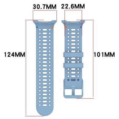 Ремешок Reframe Holes Design для Samsung Galaxy Watch 8 (40/44mm) / 8 Classic - Blue