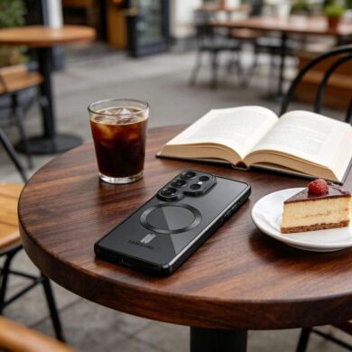 Захисний чохол Tech-Protect MagFlex MagSafe для Samsung Galaxy S26 Ultra (S948) - Shiny Black