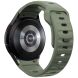 Ремінець Tech-Protect Silicone Line для Samsung Galaxy Watch 4 / 4 Classic / 5 / 5 Pro / 6 / 6 Classic / 7 / FE 5906302313617 - Olive Green