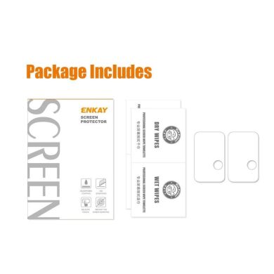 Комплект захисного скла (2шт) на камеру ENKAY 9H Lens Glass Set для Samsung Galaxy A23 (A235) / A33 (A336) / A53 (A536) / A73 (A736)
