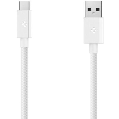 Кабель Spigen Essential EB6015CC USB to Type-C (60W, 1.5m) ACA10413 - White