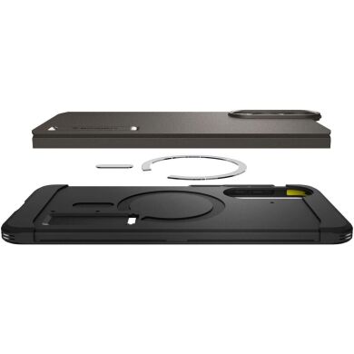 Защитный чехол Spigen (SGP) Tough Armor (MagFit) для Samsung Galaxy S25 Edge (S937) ACS09423 - Gunmetal