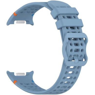 Ремешок Reframe Holes Design для Samsung Galaxy Watch 8 (40/44mm) / 8 Classic - Blue