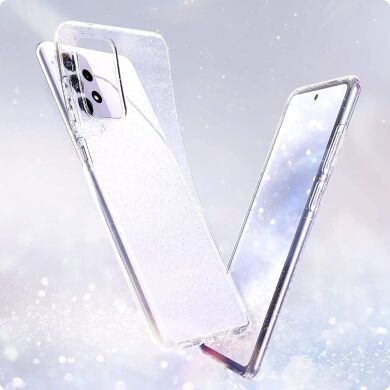 Захисний чохол Spigen (SGP) Liquid Crystal Glitter для Samsung Galaxy A72 (А725) - Crystal Quartz