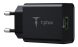 Сетевое зарядное устройство T-PHOX Tempo 18W QC3.1 - Black. Фото 1 из 4