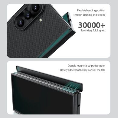 Пластиковый чехол NILLKIN Frosted Shield Magnetic (FF) для Samsung Galaxy Fold 8 Ultra - Black