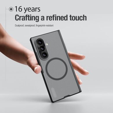 Пластиковый чехол NILLKIN Frosted Shield Magnetic (FF) для Samsung Galaxy Fold 8 Ultra - Black