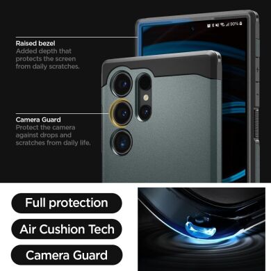 Захисний чохол Spigen (SGP) Tough Armor для Samsung Galaxy S24 Ultra (S928) - Black