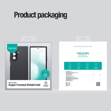 Пластиковый чехол NILLKIN Frosted Shield Magnetic (FF) для Samsung Galaxy Fold 8 Ultra - Black