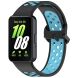 Ремешок Deexe Dot Color для Samsung Galaxy Fit 3 - Black / Blue. Фото 1 из 7