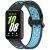 Ремешок Deexe Dot Color для Samsung Galaxy Fit 3 - Black / Blue