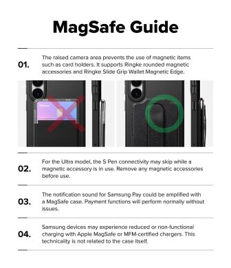 Захисний чохол Ringke Onyx Magnetic (FP) для Samsung Galaxy S26 (S942) 8800328816503 - Black