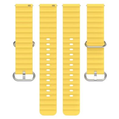 Ремінець Deexe Ocean Strap для годинників з шириною кріплення 20 мм - Yellow