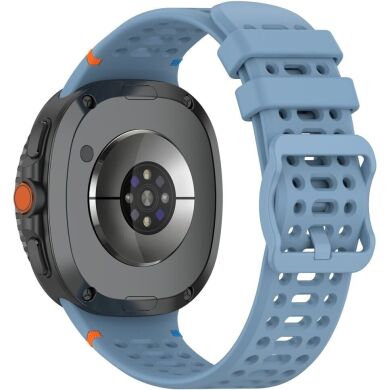 Ремешок Reframe Holes Design для Samsung Galaxy Watch 8 (40/44mm) / 8 Classic - Blue