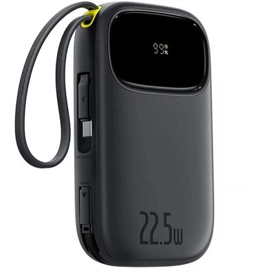 Зовнішній акумулятор Baseus EnerFill FC31 22.5W (10000mAh) + кабель Type-C + Lightning (PPQD3) - Cosmic Black