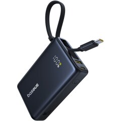 Зовнішній акумулятор Baseus PicoGo 45W (10000mAh) + кабель Type-C P10076803123-00 - Black