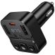 FM модулятор Hoco E87 Delta 35W (Type-C + 2USB) - Black. Фото 5 из 9