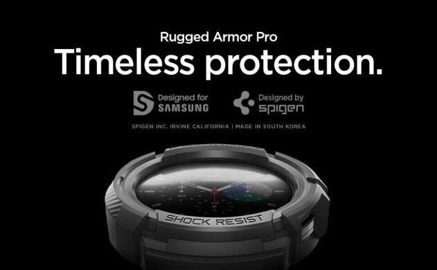 Защитный чехол Spigen (SGP) Rugged Armor Pro (FW) для Samsung Galaxy Watch 5 Pro (45mm) - Vintage Khaki