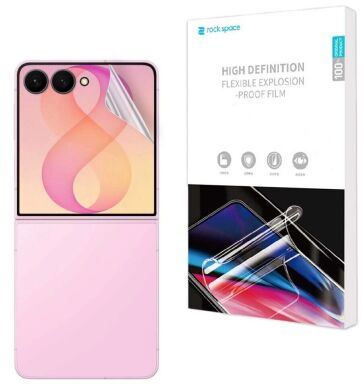 Комплект защитных пленок на внешний экран (2шт) RockSpace Explosion-Proof SuperClear для Samsung Galaxy Flip 8