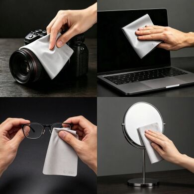 Серветка для дисплею Tech-Protect Polishing Cloth (15-16 дюймів) - Grey